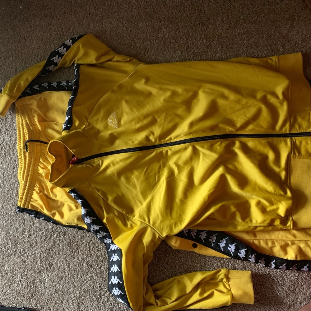 Kappa XL TrackSuit Yellow